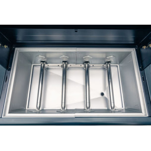 Barbecue gaz CAMPINGAZ SELECT 4 EXS noir 4 brûleurs sur chariot 70x40 cm