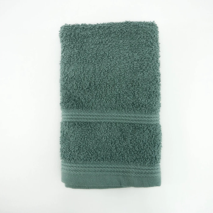 Serviette invité - Grand Bain Gris vert - 30x50cm - 350g/m²