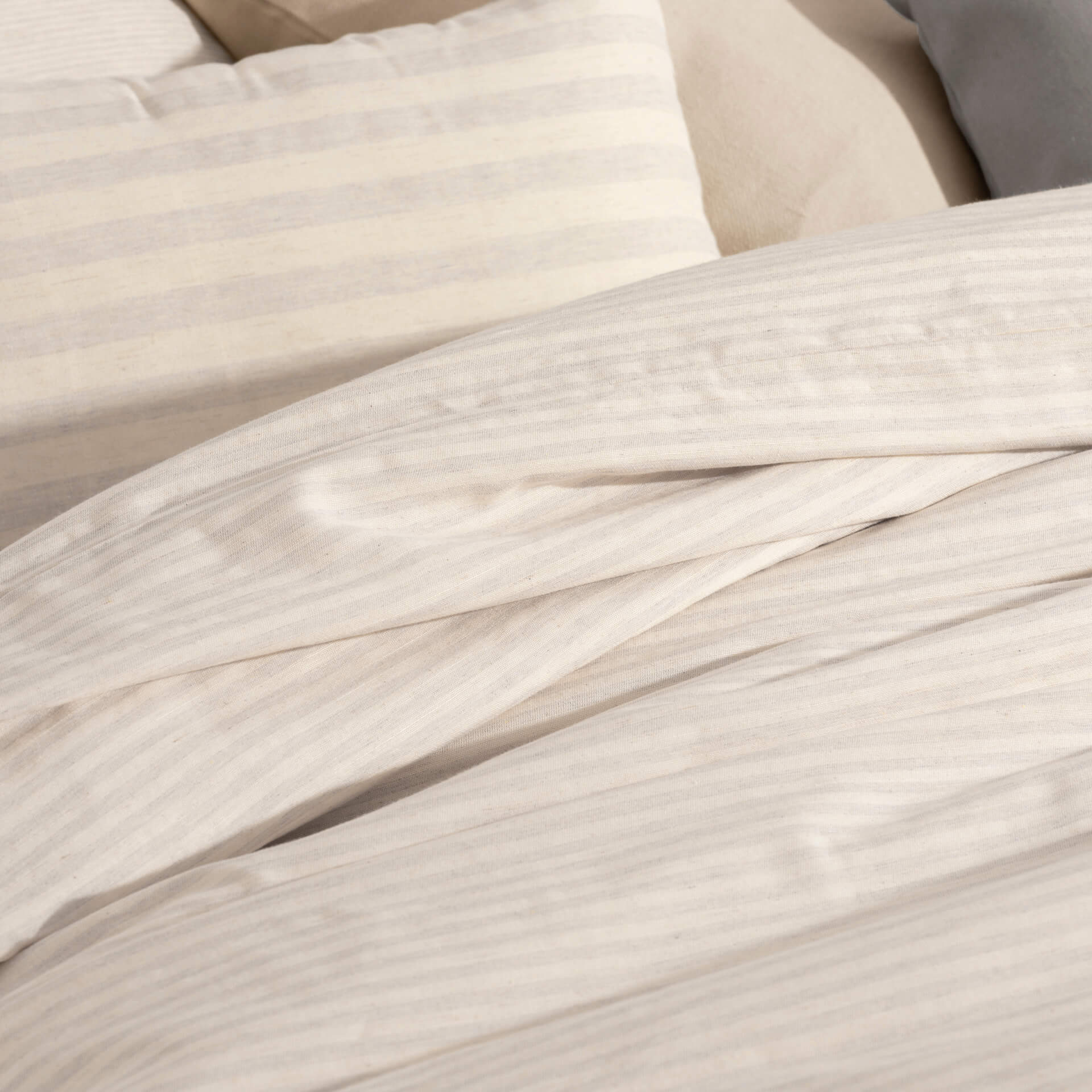 Housse de couette jacquard Jávea Moyen Gris Clair