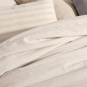 Housse de couette jacquard Jávea Moyen Gris Clair
