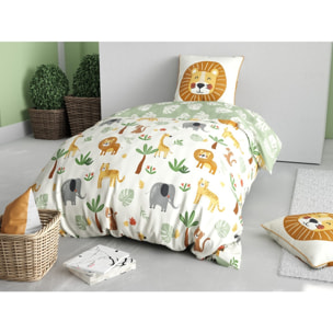Parure housse de couette 2PCS en coton 57 fils - SAVANE