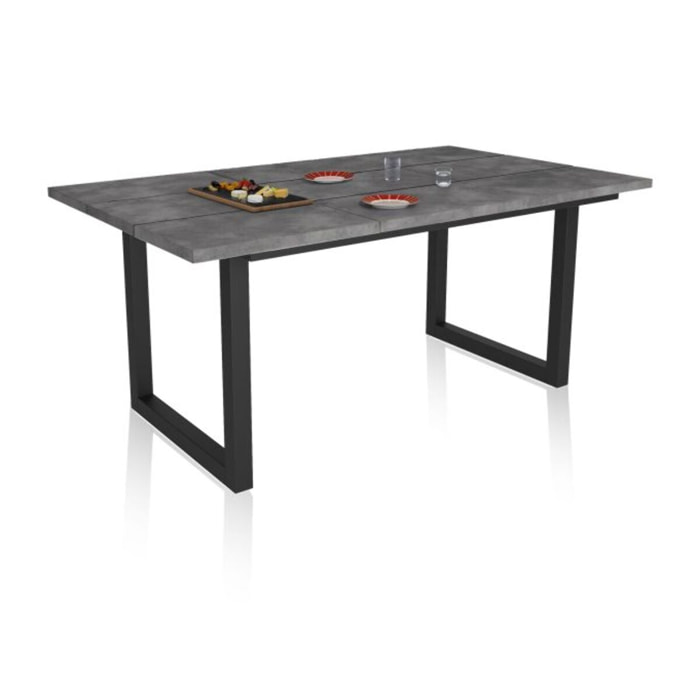 Mesa de comedor Altea 170 Cemento Negro