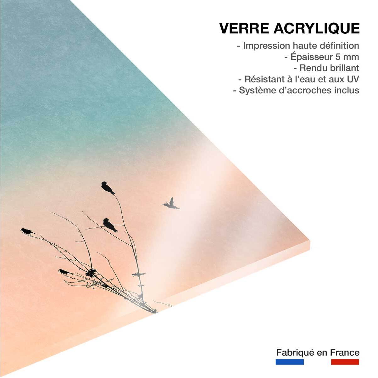 Tableau paysage Douceur de vivre Tableau plexiglas