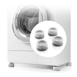 Set de Pies Antivibración Apilables Novib InnovaGoods 4 Unidades