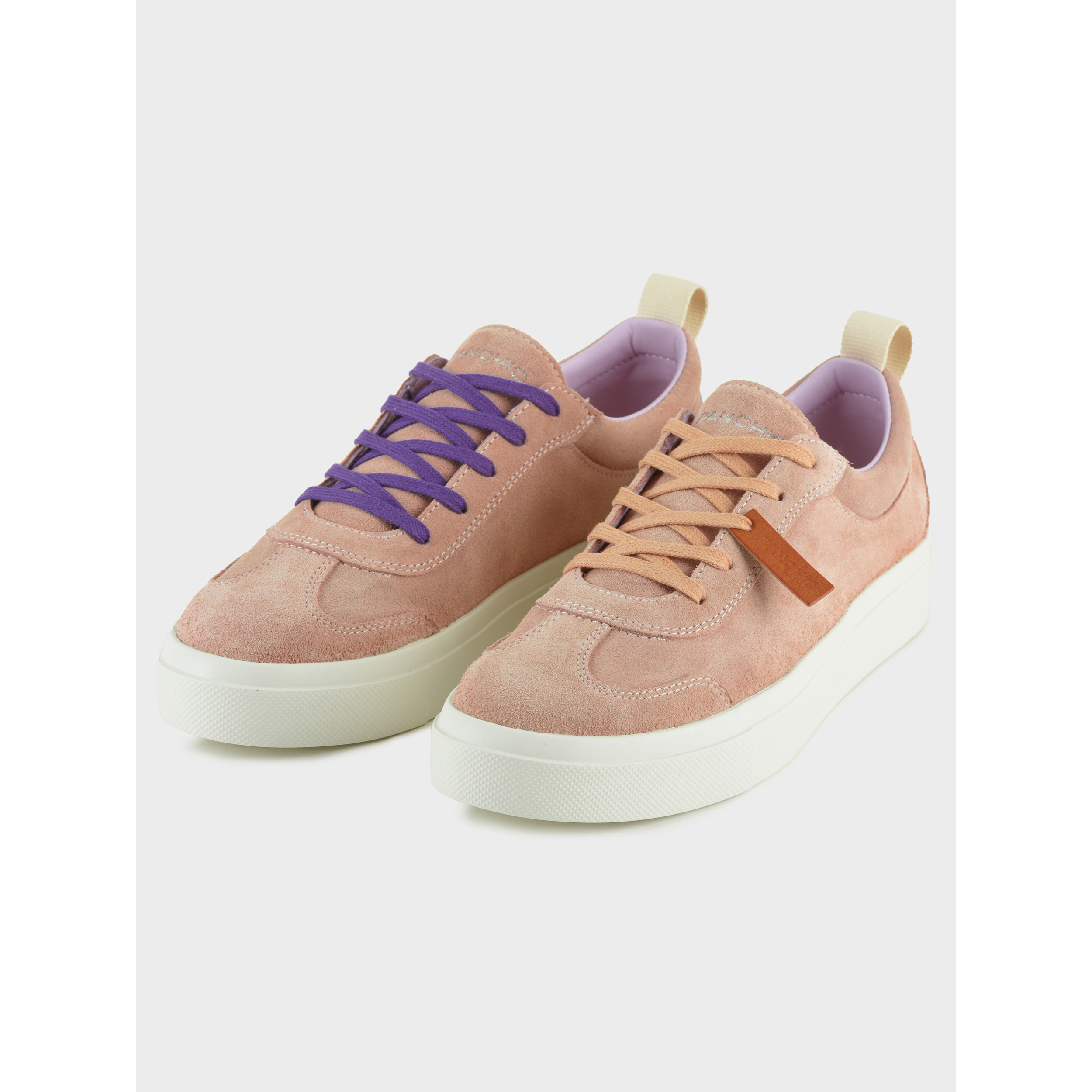 SNEAKER P08 DONNA IN SUEDE ROSA CIPRIA