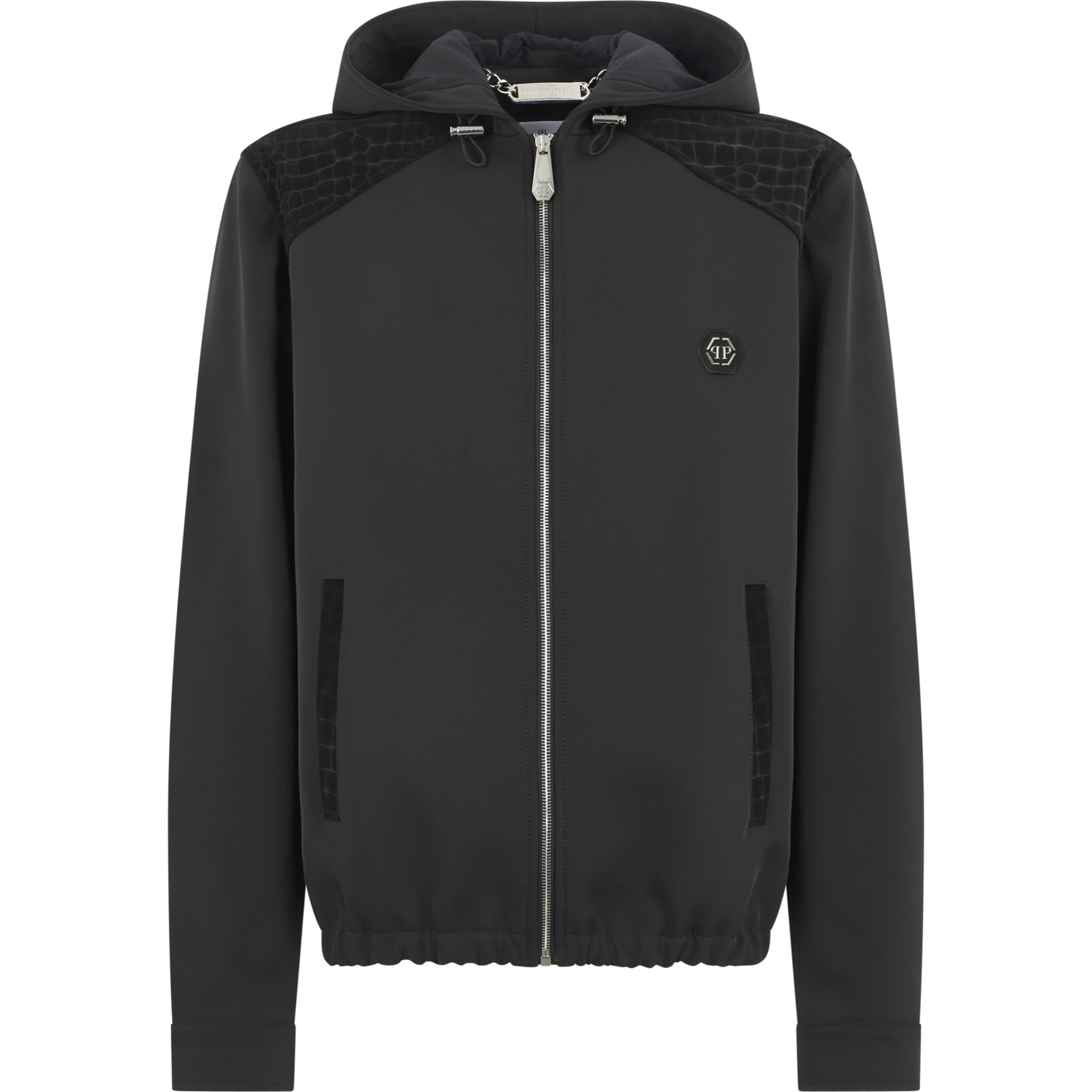 PHILIPP PLEIN Nylon Jacket With Cocco Inserts