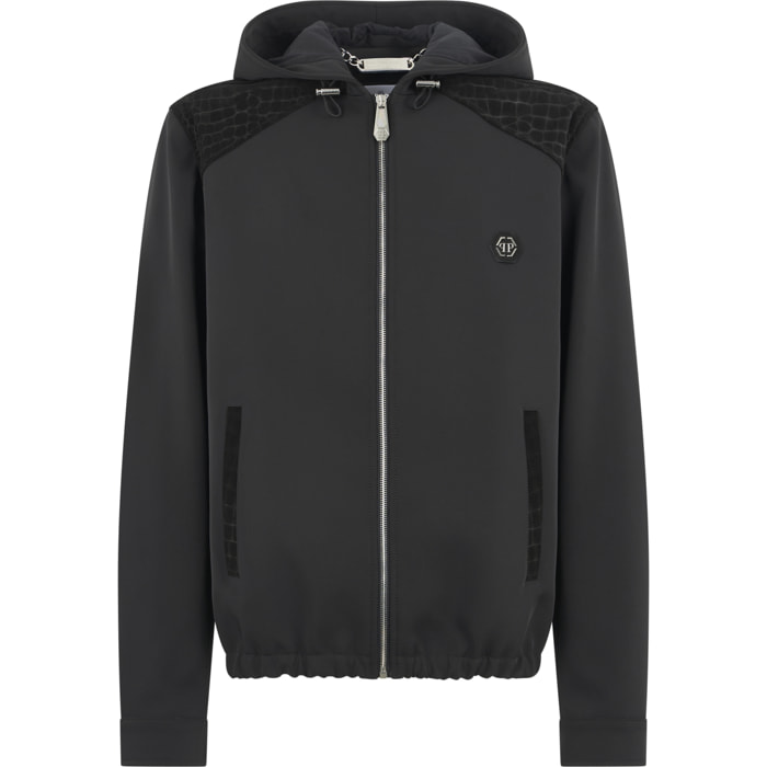PHILIPP PLEIN Nylon Jacket With Cocco Inserts