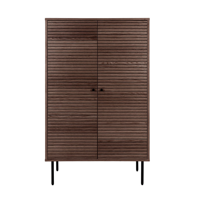 Tolga - buffet haut - chêne - 80x130 cm - Marron
