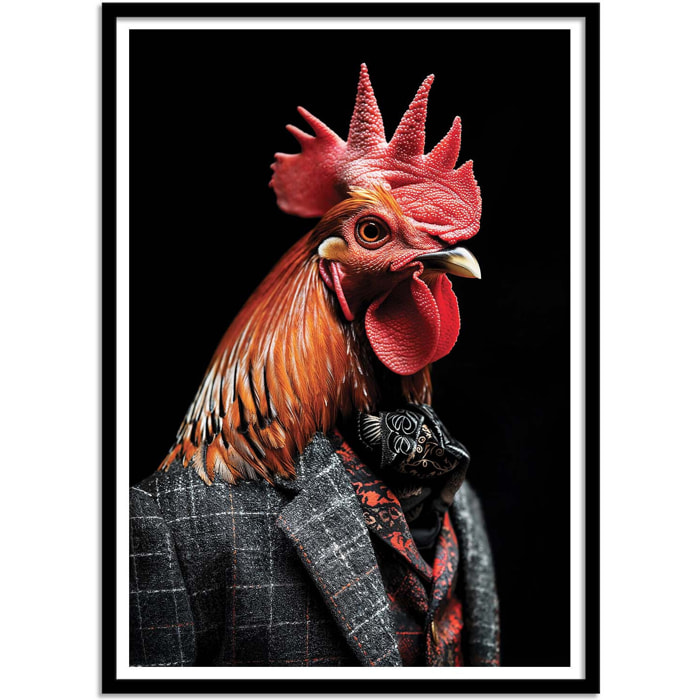 Affiche - Rooster Wild Suits - Philippe Hugonnard