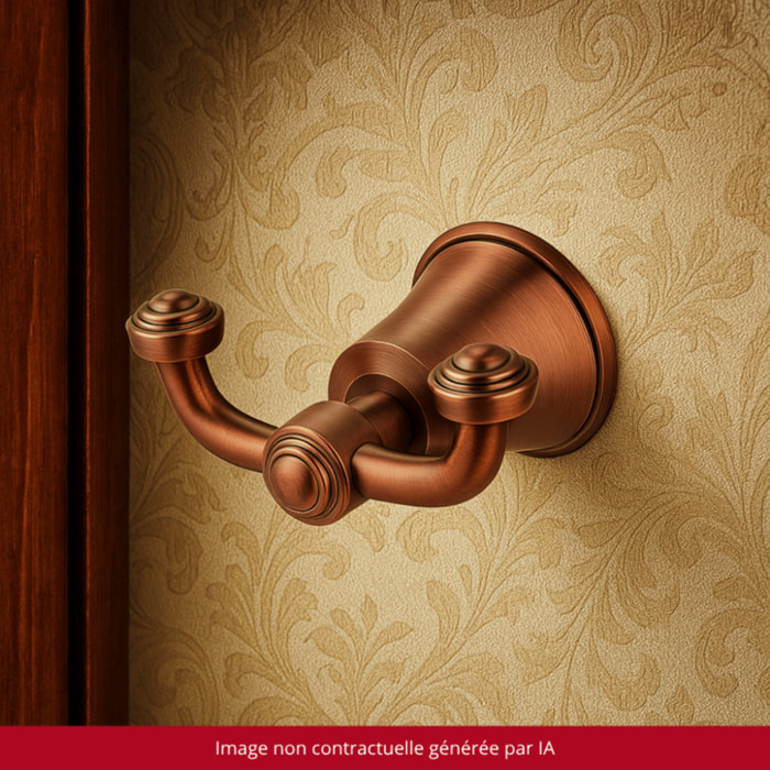 Lot de 2 patères murales PAINI Lady's auburn