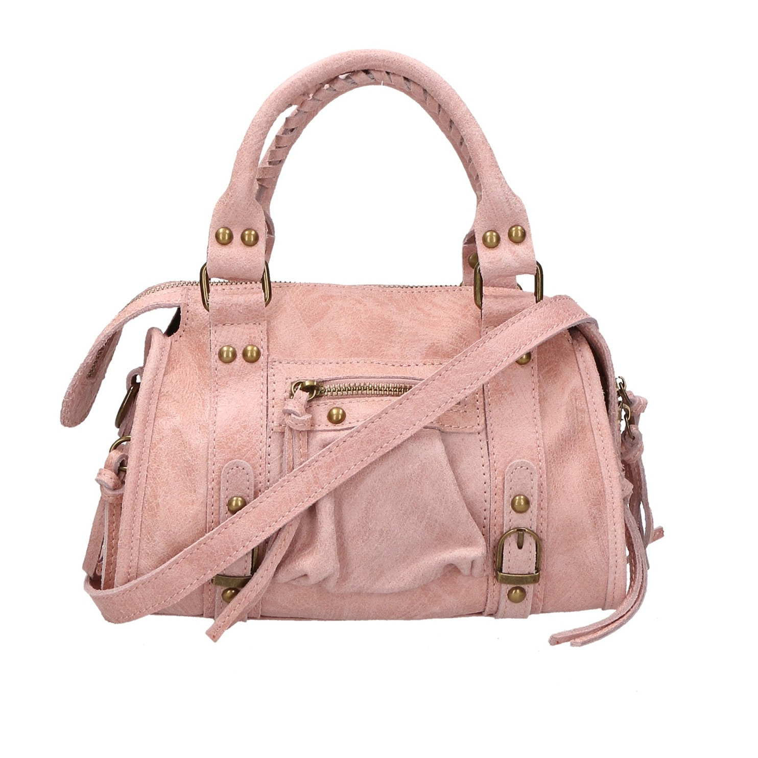 Borsa a spalla da donna - Modello Erisia - Vera pelle - 25.0 x 15.0 x 10.0 cm