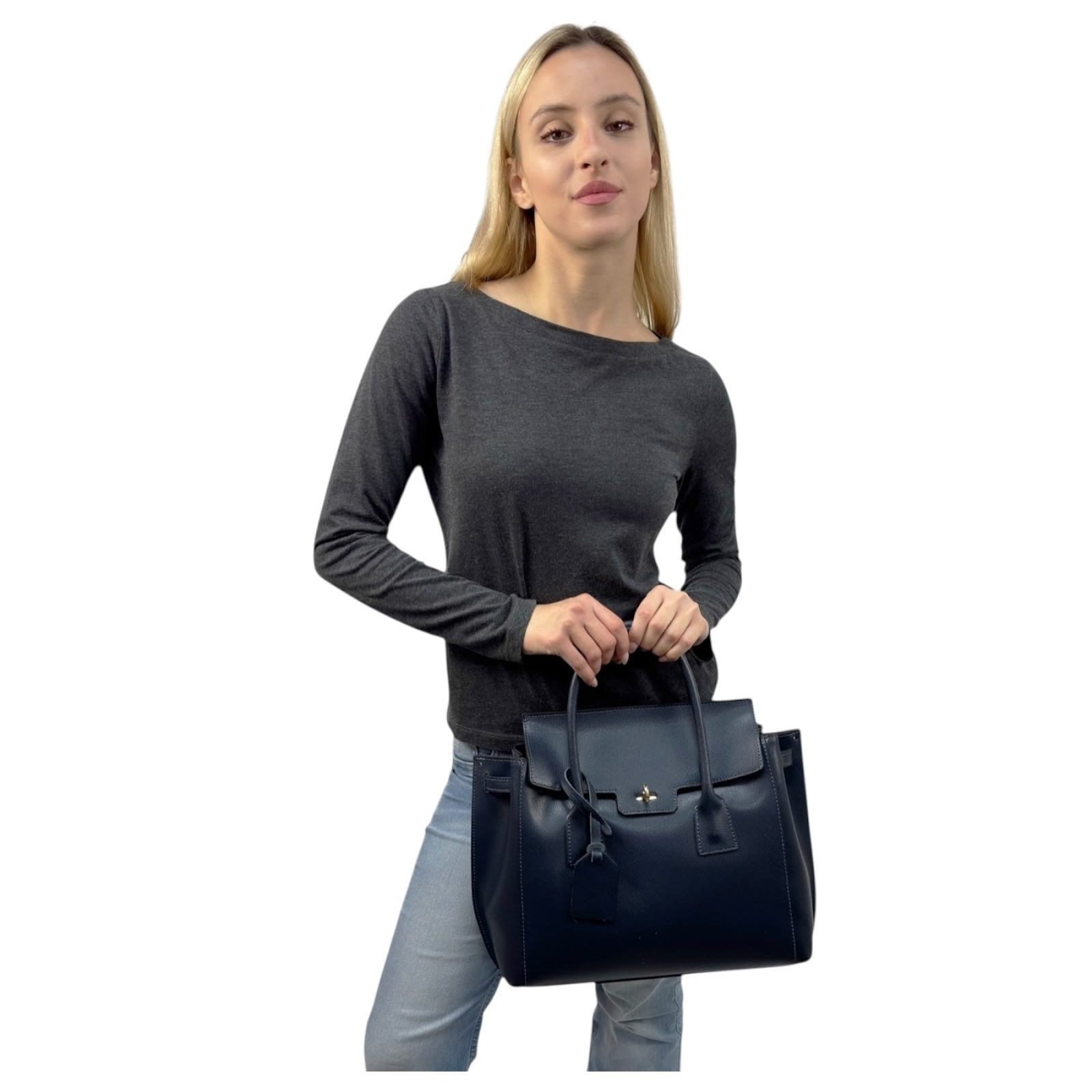 Borsa a mano Cheval Firenze Atria Blu Scuro