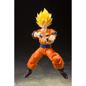 Dragon Ball Z Action Figure Pvc Son Goku Super Saiyan Full Power 14 Cm Bandai