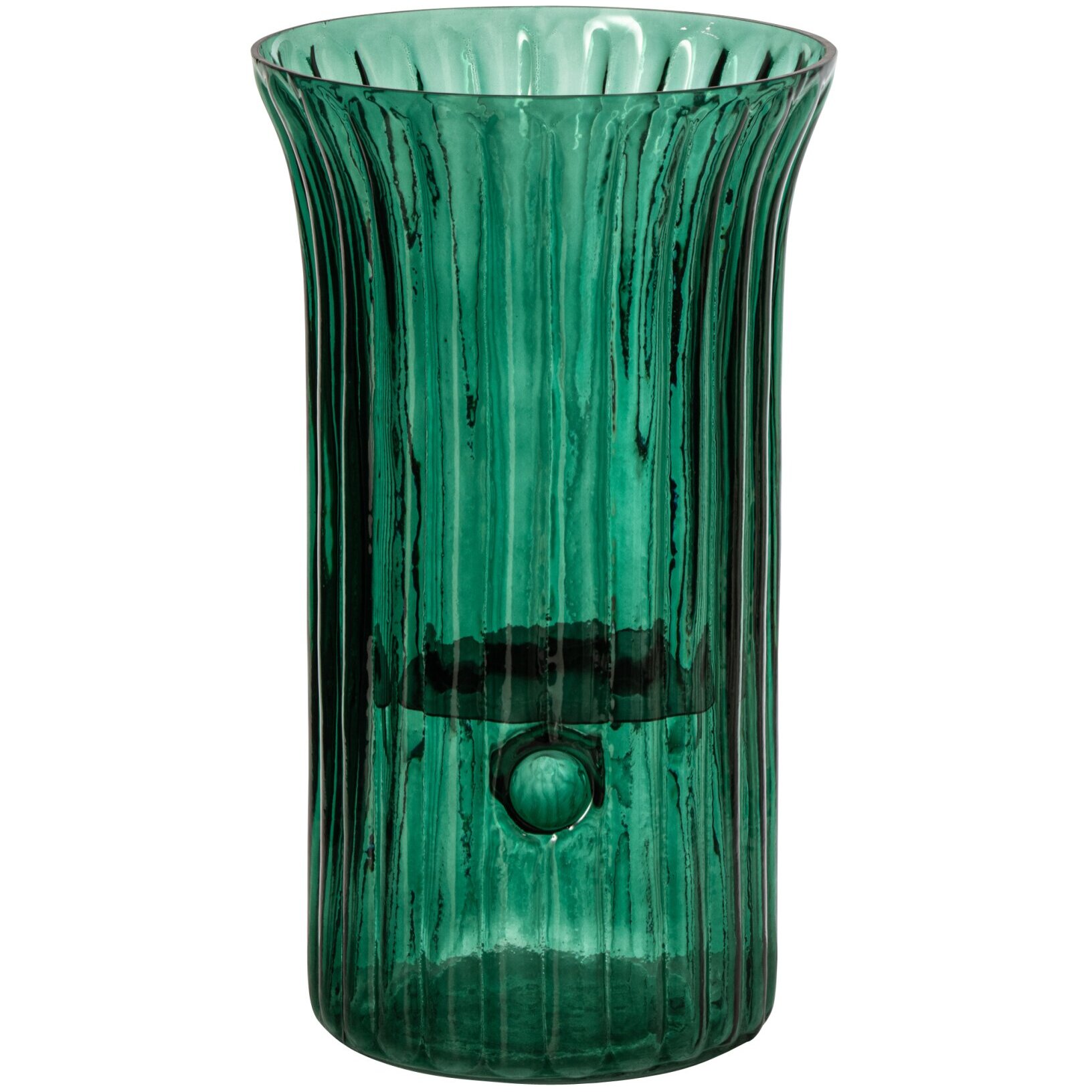 J-Line Chandelier - verre - turquoise - small