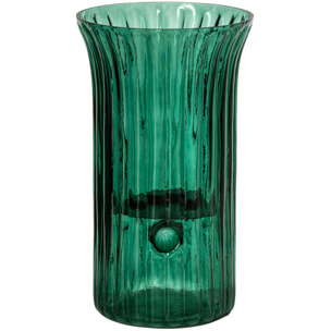 J-Line Chandelier - verre - turquoise - small