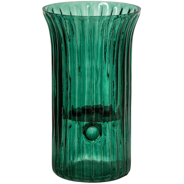 J-Line Chandelier - verre - turquoise - small