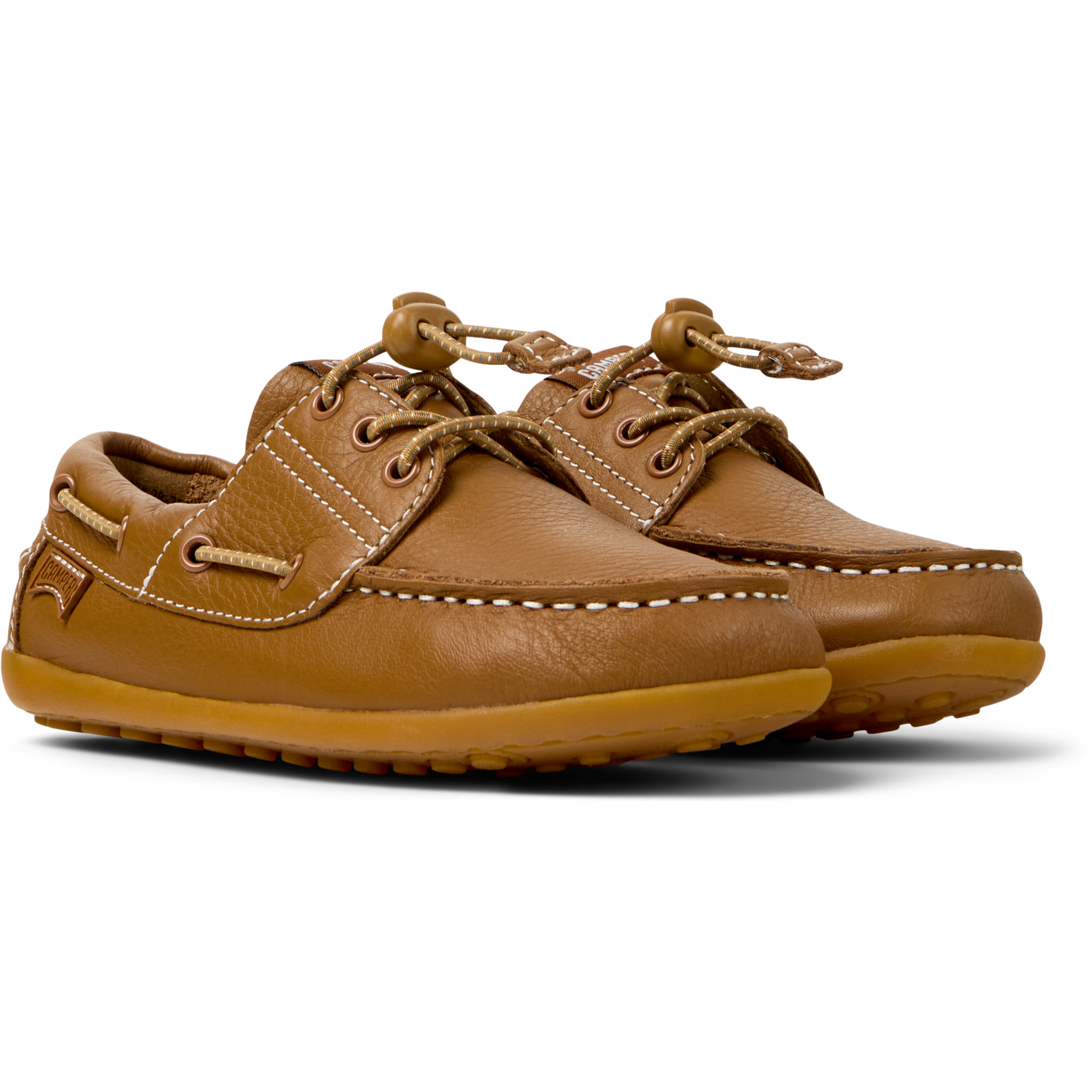 Scarpe stringate - CAMPER Peu Cami - Marrone - Pelle liscia