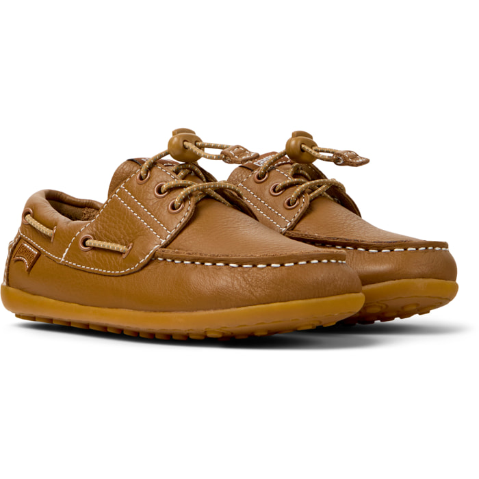 Scarpe stringate - CAMPER Peu Cami - Marrone - Pelle liscia