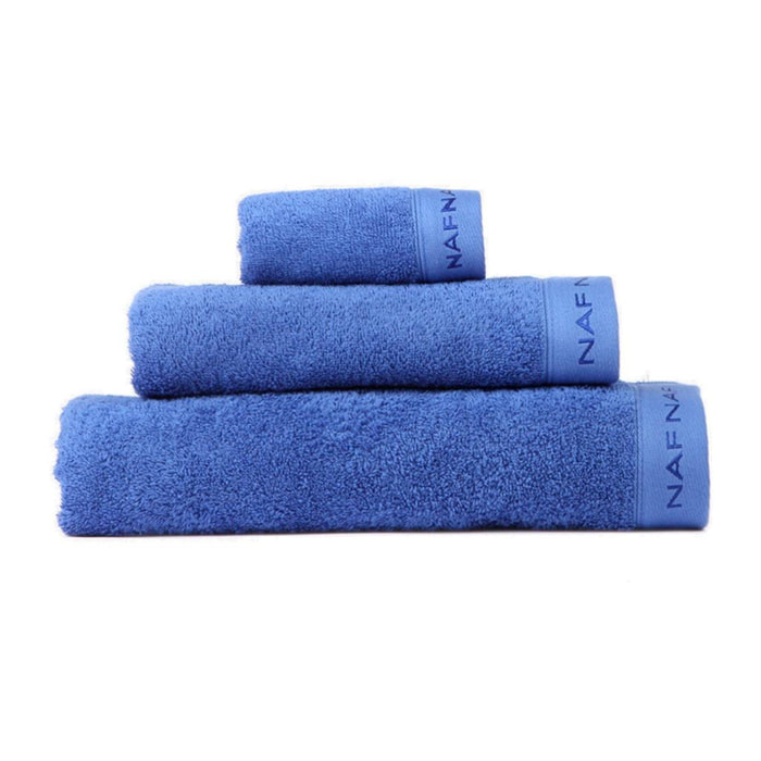 Lot de 3 serviettes CASUAL - 100% coton - 500grm/2 - bleu mer