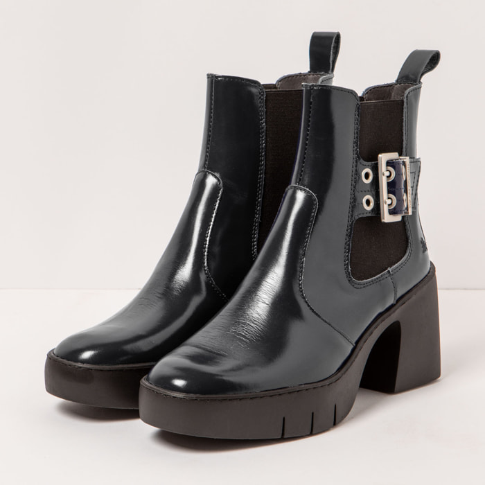 Botines 1658 NAPPA SHINNY BLACK/SOFIA color Black