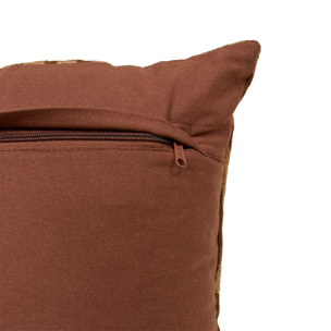 Coussin Hary marron 45x45cm