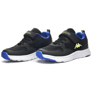 Kappa - Sneakers Niño/Niña Negro - Logo Delvis Ev Kid