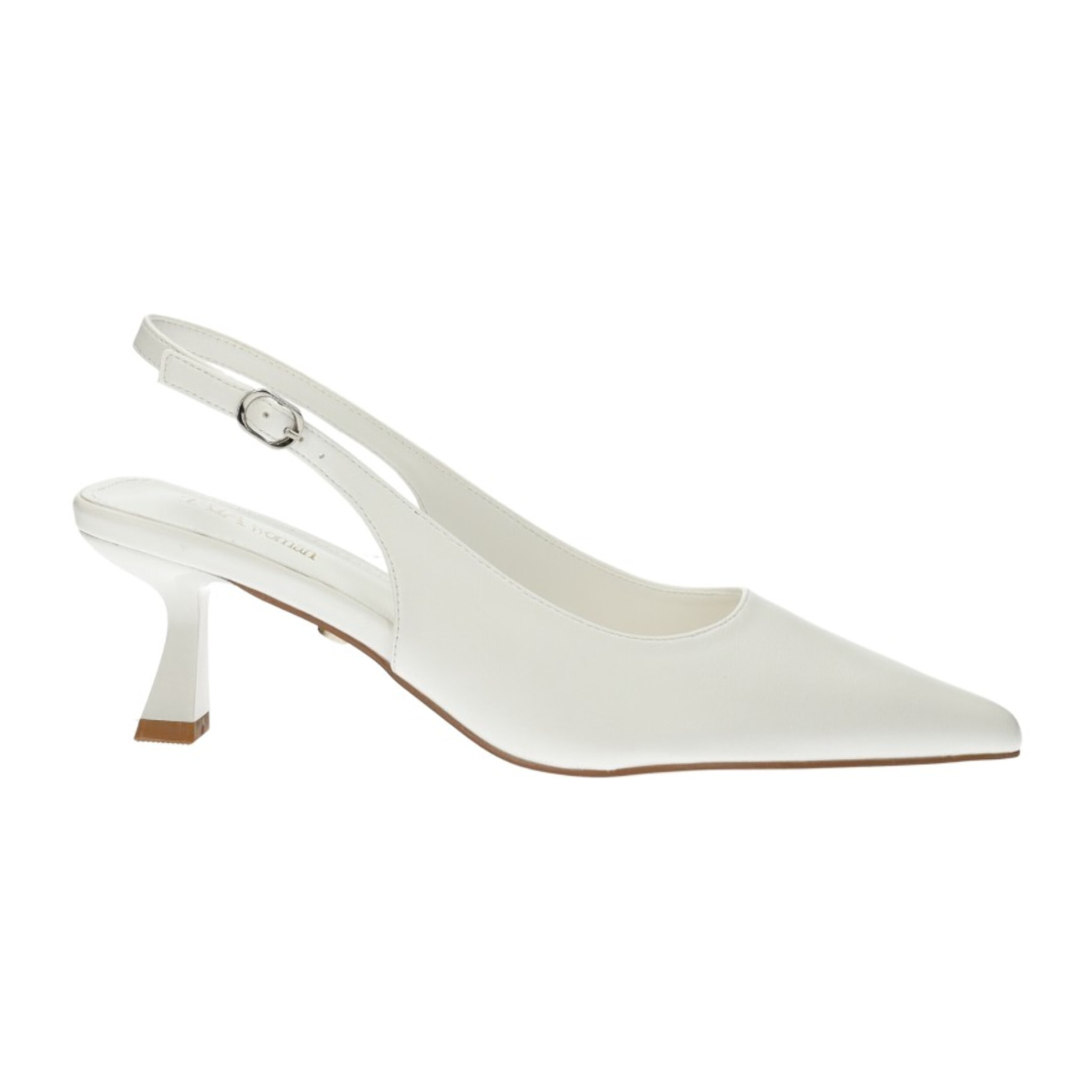 Décolleté sling back Donna Tata Italia Bianco