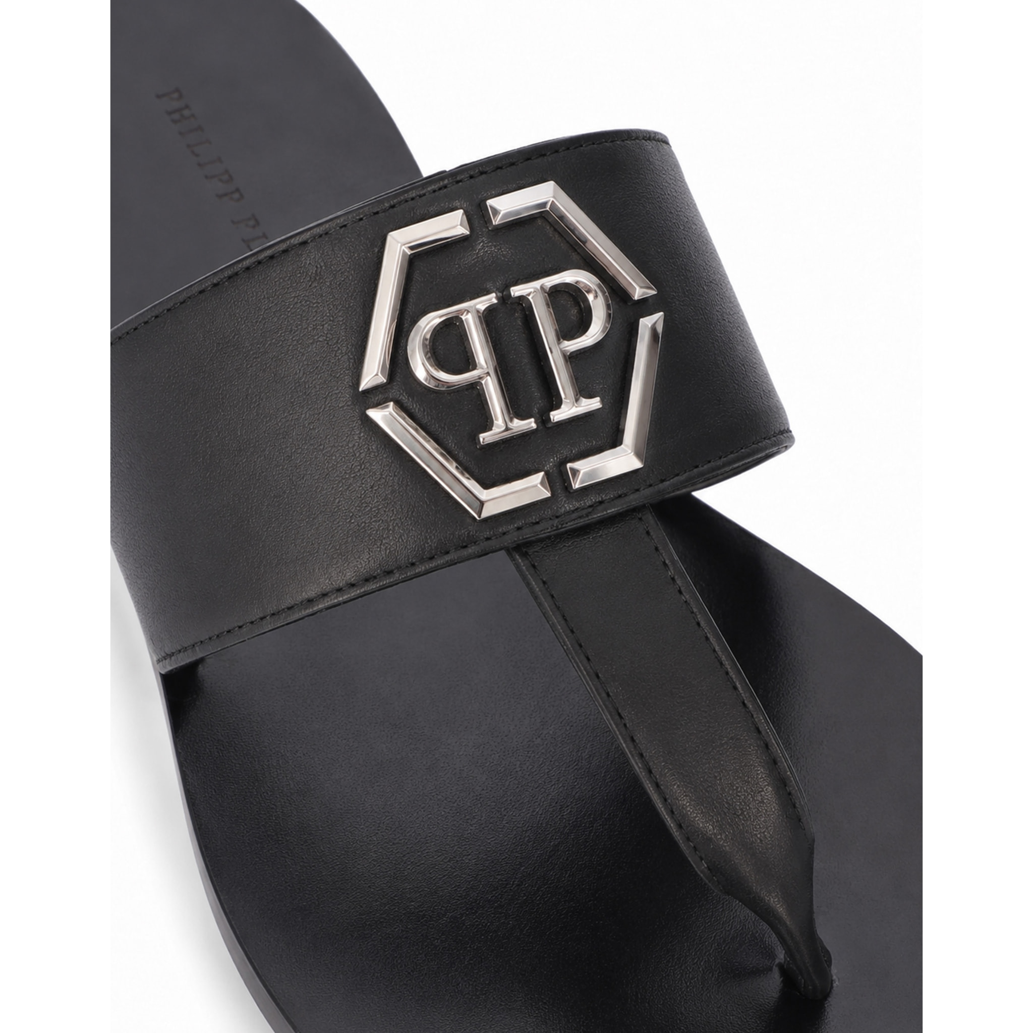 PHILIPP PLEIN Sandali piatti HEXAGON