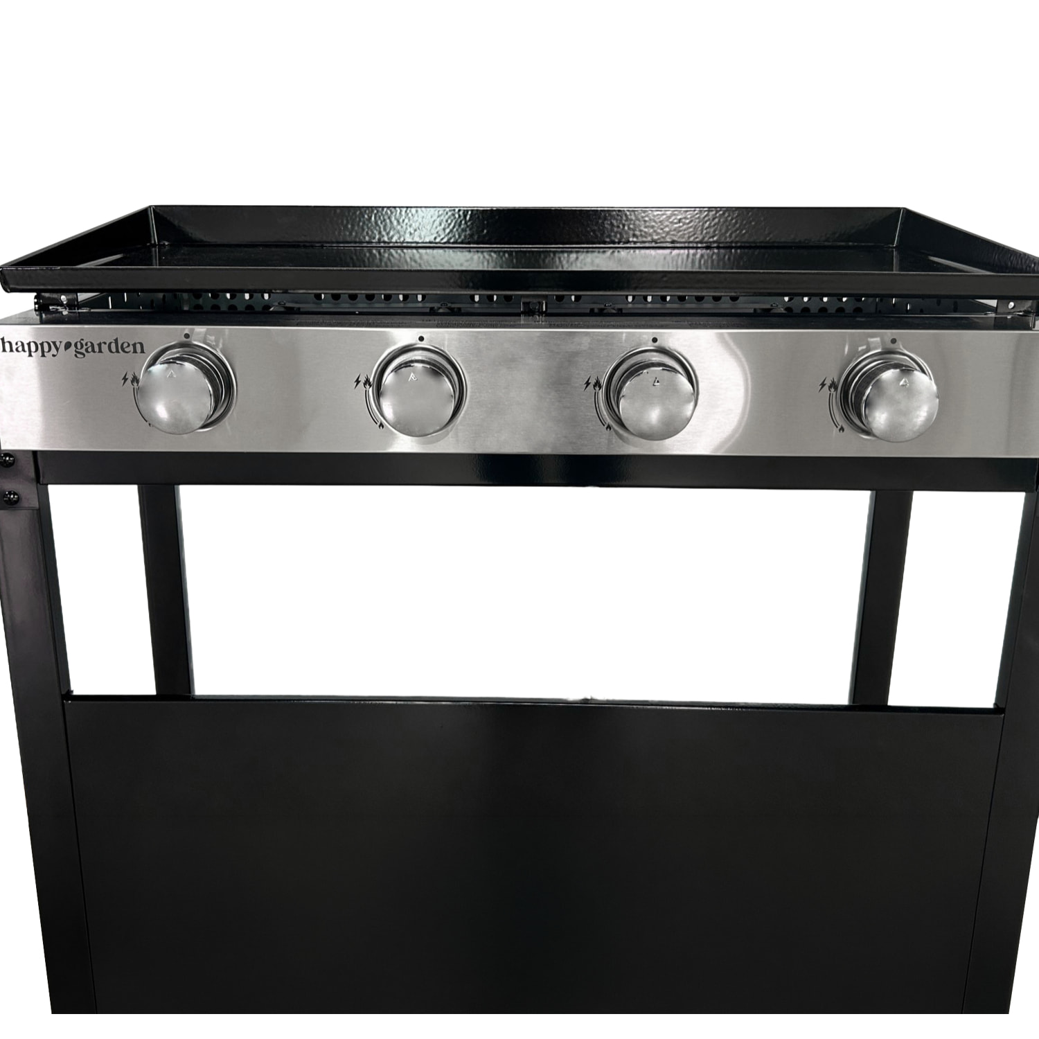 Plancha au gaz MÉRIDA 4 brûleurs + chariot