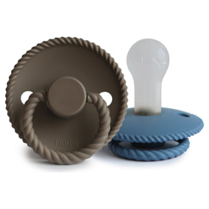 Frigg Pack 2 Chupetes Block Silicona Rope