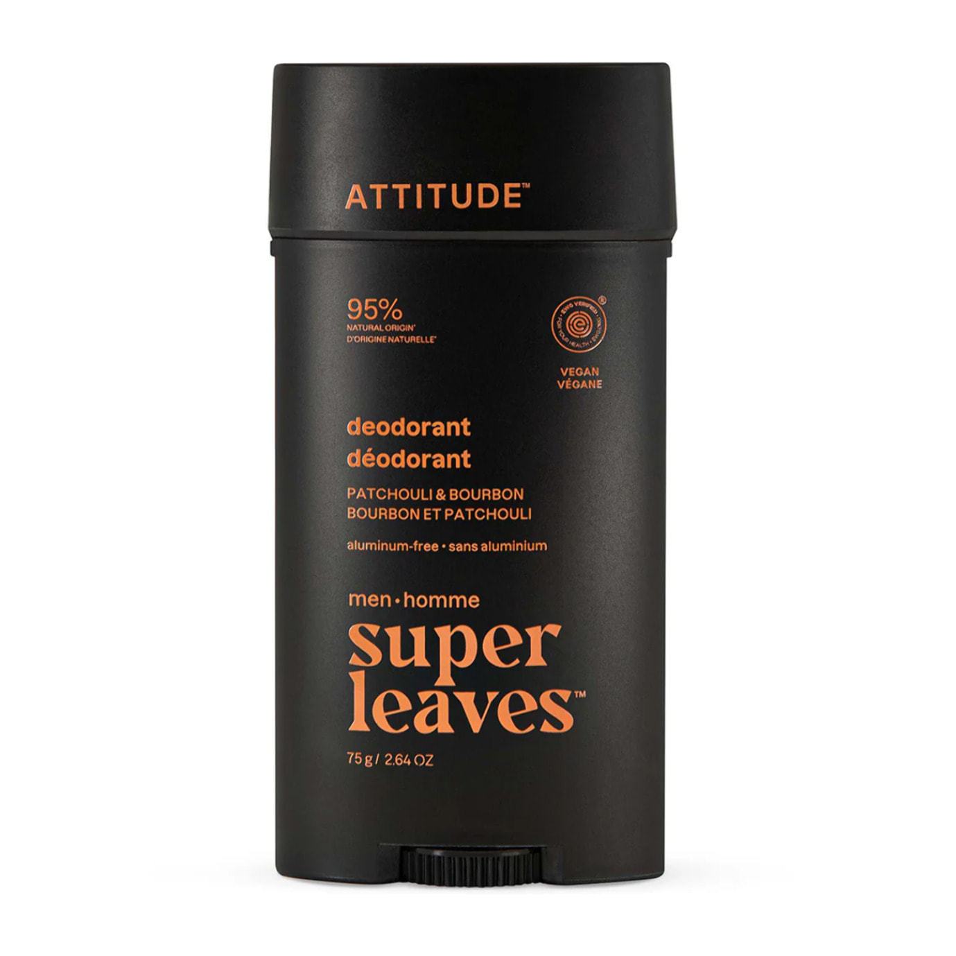 Super leaves men Desodorante Patchouli & Bourbon 75 g