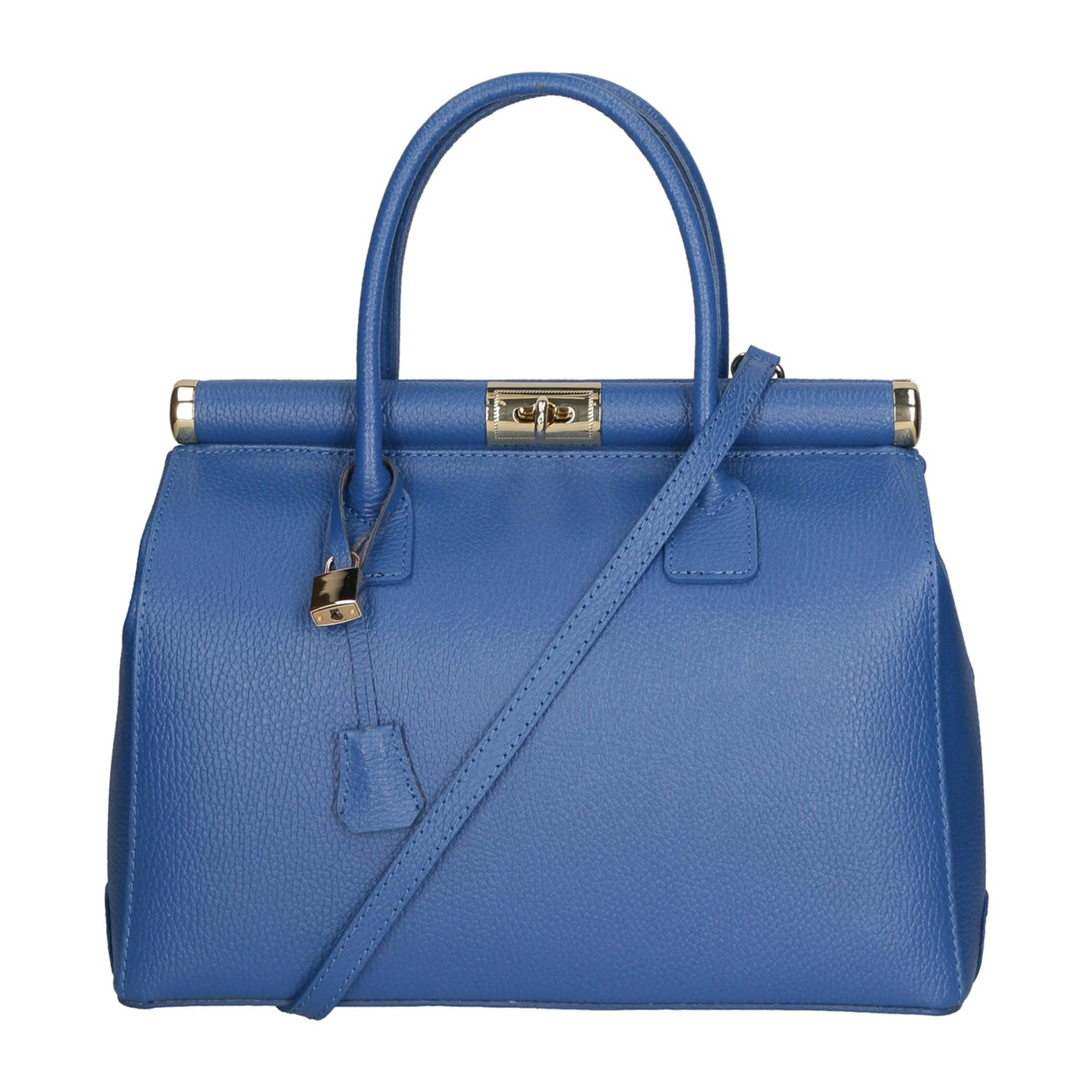Borsa a mano da donna - Modello Aleria - Vera pelle - 35.0 x 26.0 x 16.0 cm