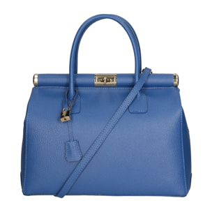 Borsa a mano da donna - Modello Aleria - Vera pelle - 35.0 x 26.0 x 16.0 cm