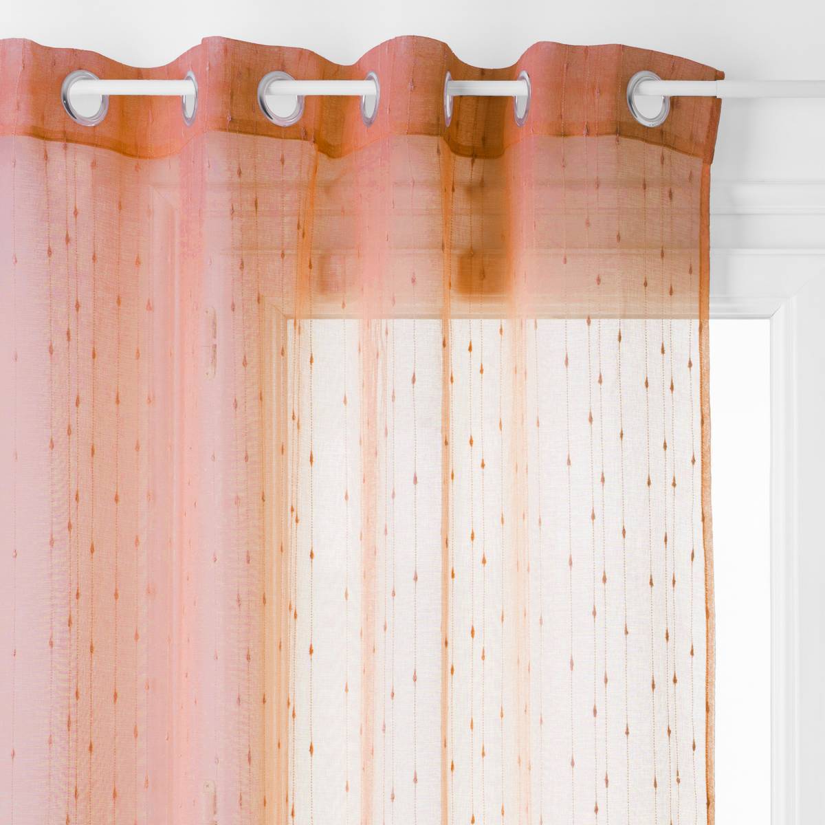 Voilage Anissa terracotta 140x240cm