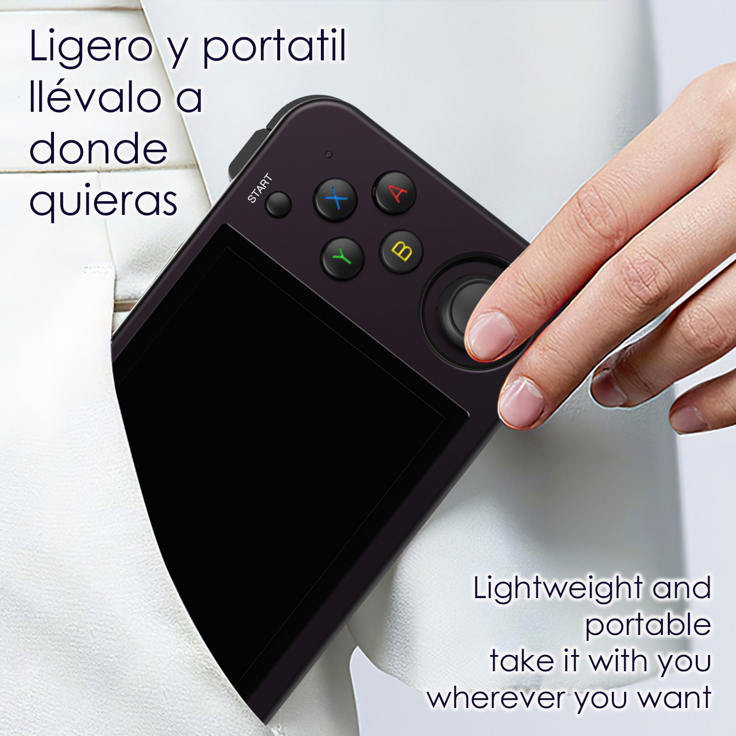 Console emulatore multipiattaforma RG353M. IPS da 3,5"; Quad Core da 1,8 GHz, 16 GB+256 GB. Android 11 + Linux. WiFi. +44.000 giochi.