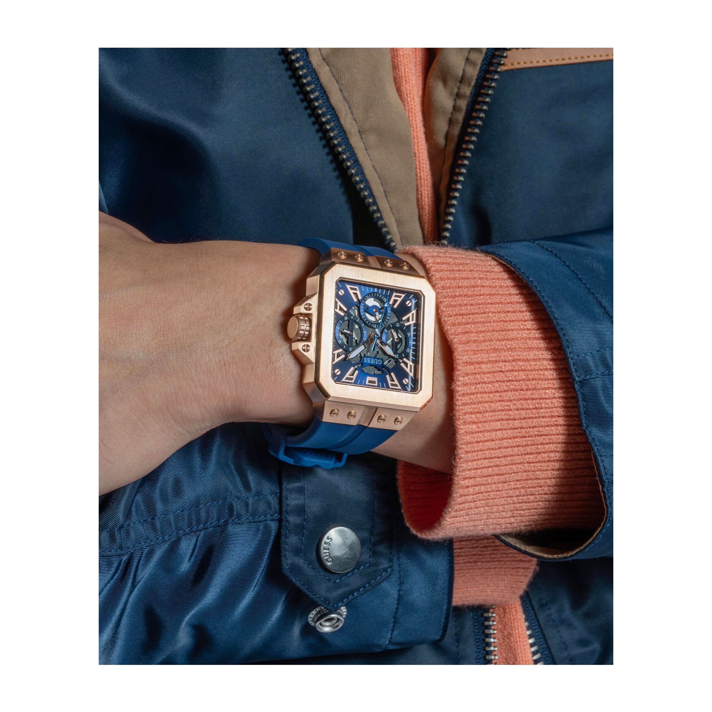 Guess Reloj Analógico De Cuarzo. Gs Leo