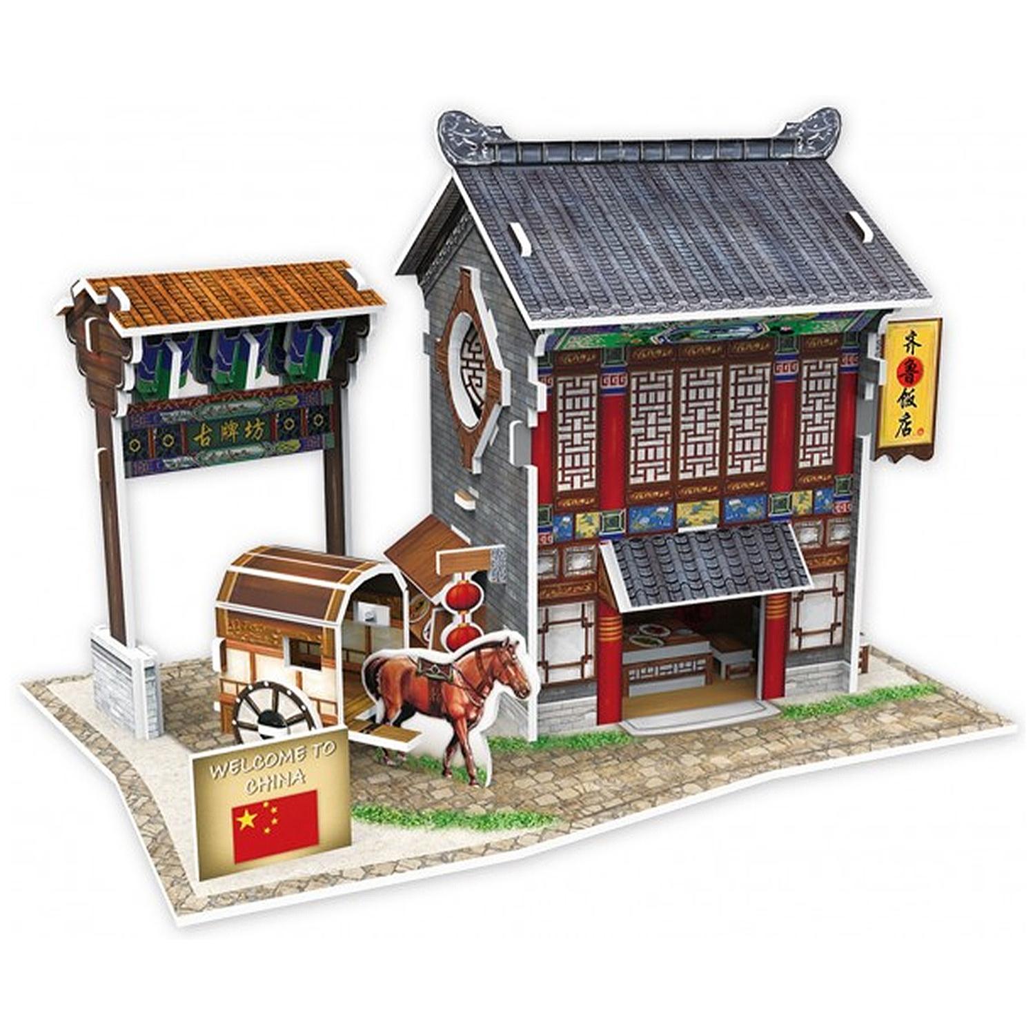 Puzzle 3D WORLD STYLE CHINA HOTEL QILU