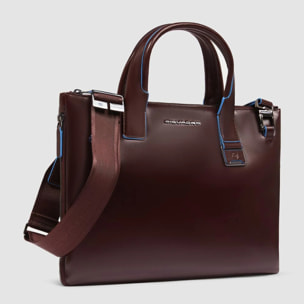 Piquadro Borsa porta pc e iPad® in pelle personalizzabile con protezioni antiurto e RFID