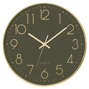 Horloge 3D "Laure" gold D30cm