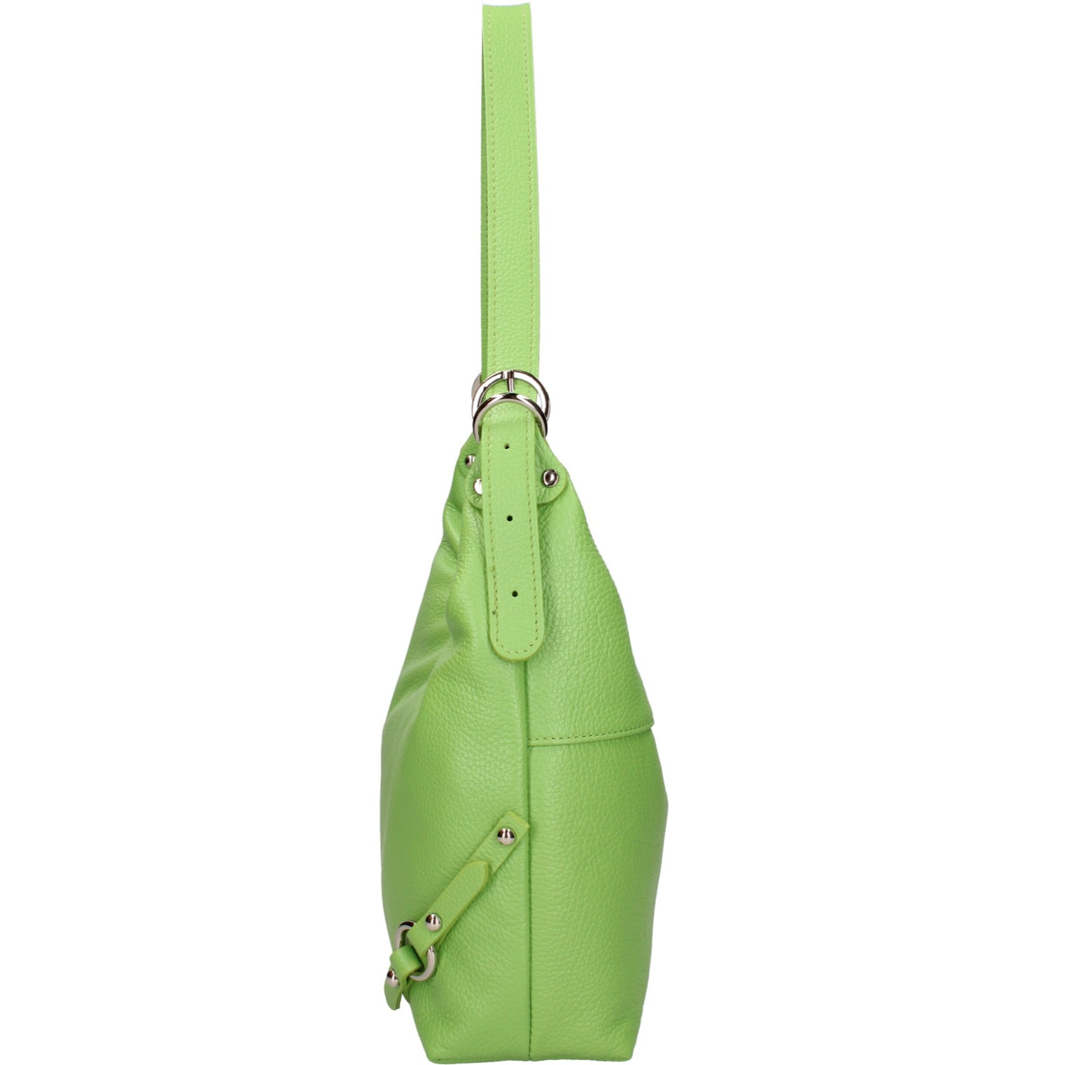 Borsa a spalla da donna - Modello Fiorenza Lux - Vera pelle - 30.0 x 30.0 x 9.0 cm
