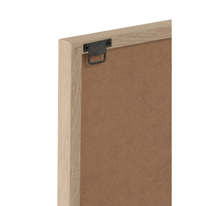 J-Line Tableau Formes Papier Blanc/Beige Assortiment De 2