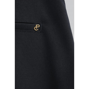 Pantalón azul marino de corte ancho con detalles Polo Club