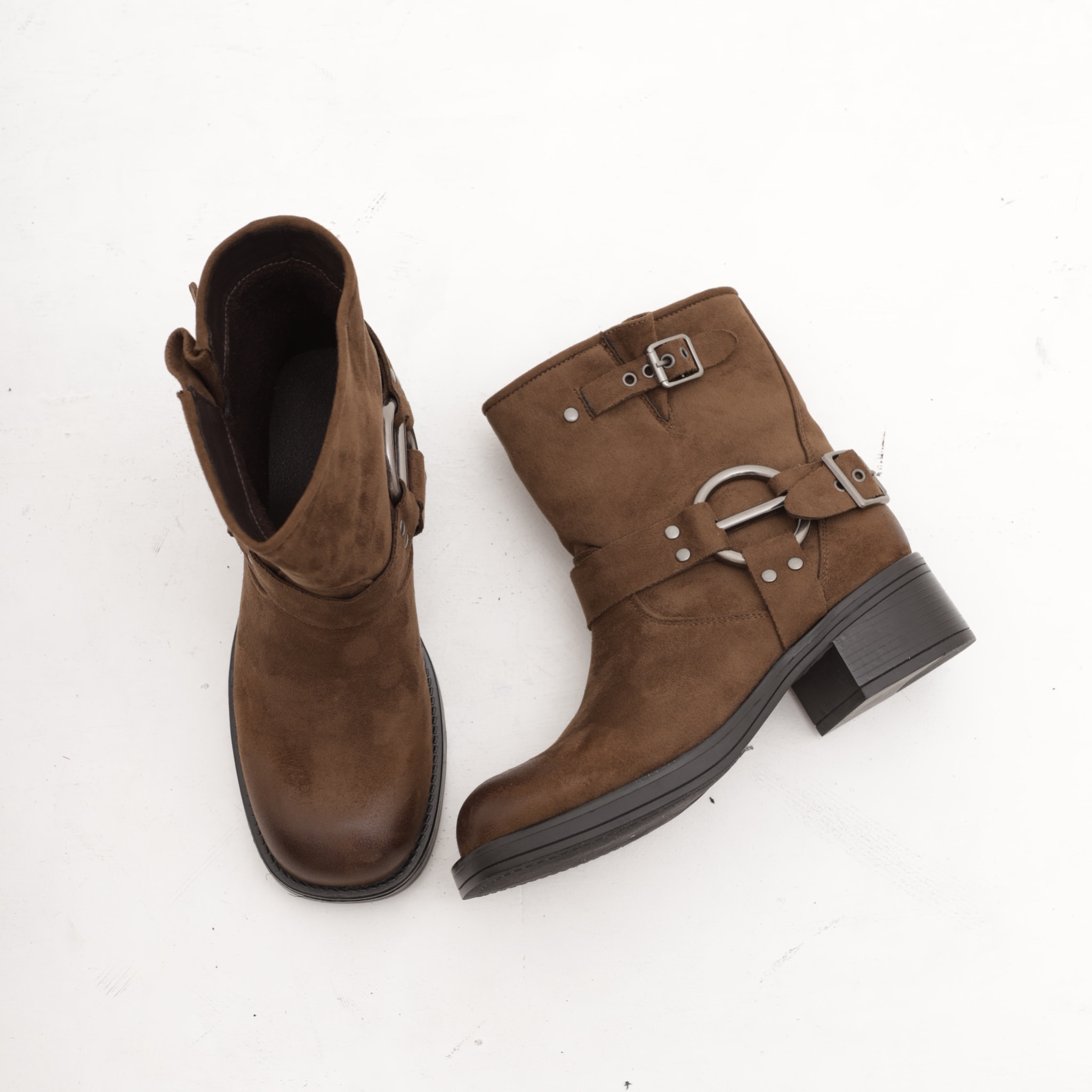 BIKER BASSO QUADRATO TESTA DI MORO