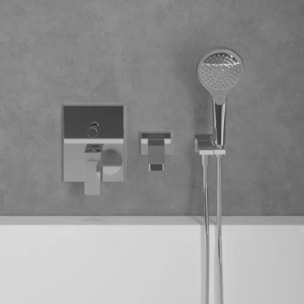 Mitigeur mécanique encastré avec inverseur Architectura Square Chrome