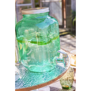 J-Line Distributeur de Boissons - verre - vert émeraude