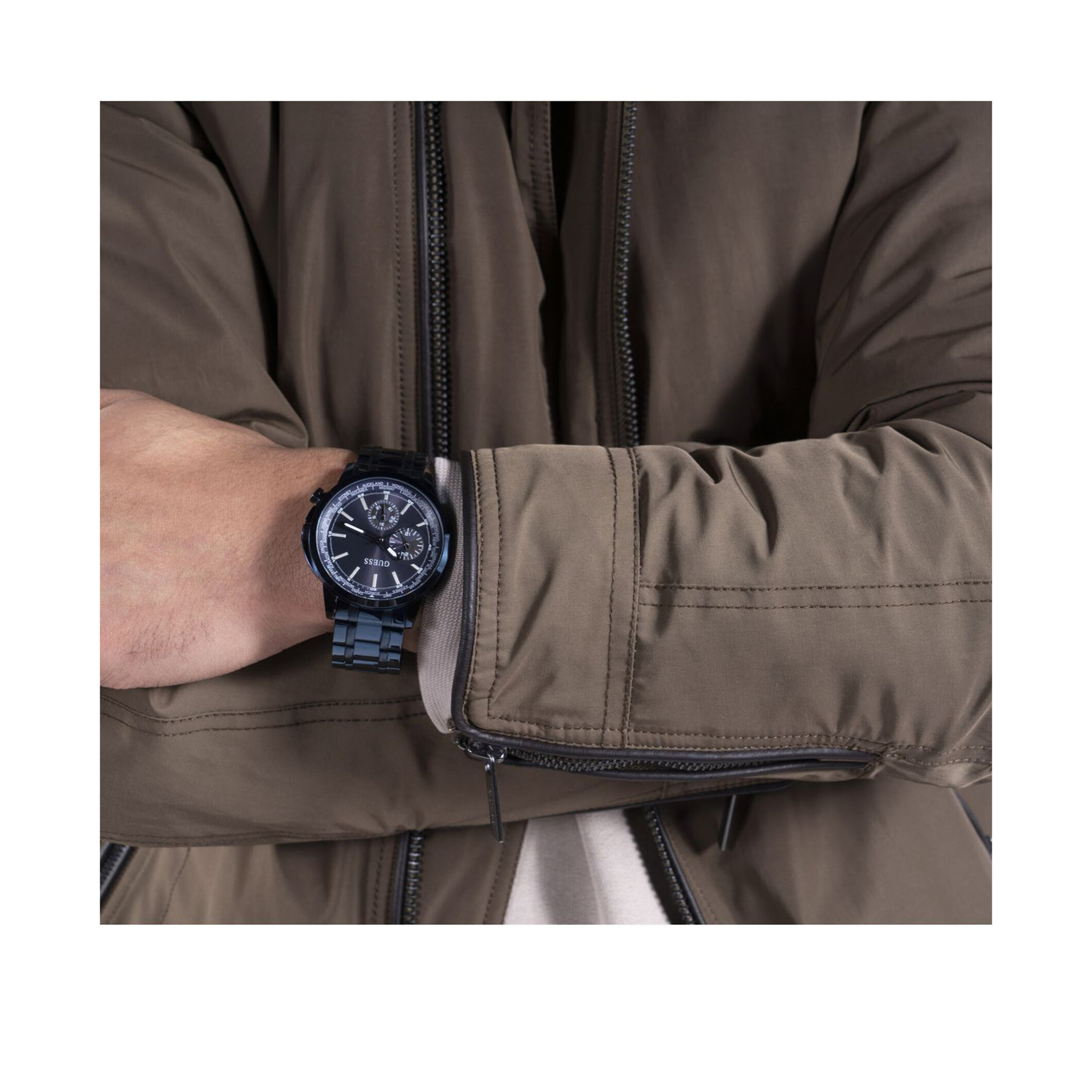Guess Reloj Analógico De Cuarzo. Gs Spec