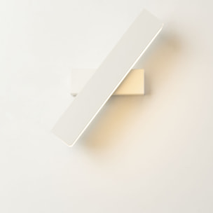 FORLIGHT Ander - Aplique de Pared Interior LED Lineal con Brazo Modular y Abatible con Luz Cálida 3000K. Color Blanco