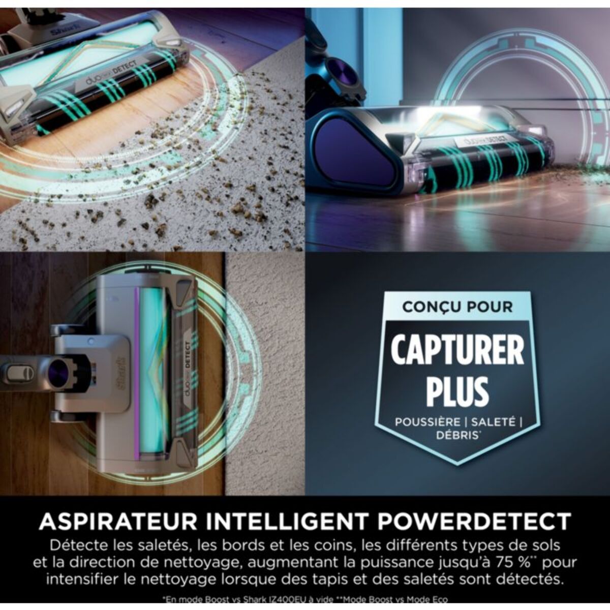 Aspirateur balai SHARK PowerDetect IP1251EUT (sans base)