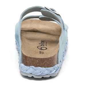 SANDALO CON ZEPPA BILLOWY BLU