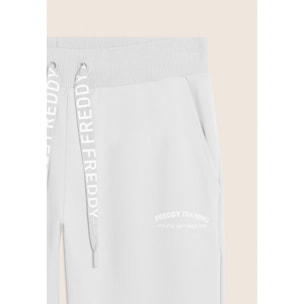 Pantaloni 7/8 con Spacchi Laterali sul fondo e Logo FREDDY